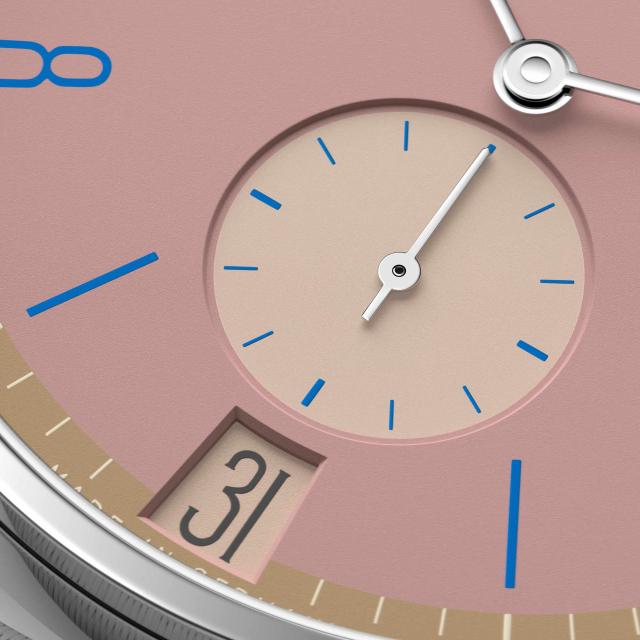 NOMOS Glashütte - Tangente 38 Datum Pompadour 