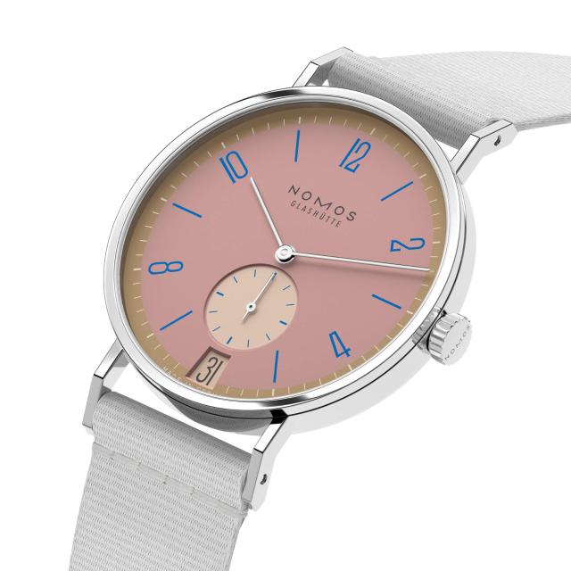 NOMOS Glashütte - Tangente 38 Datum Pompadour 