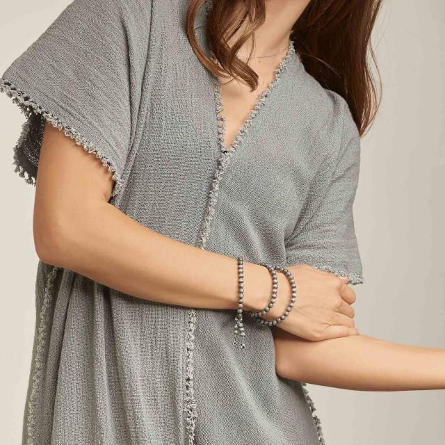 Tamara Comolli - INDIA Armband medium Greywood