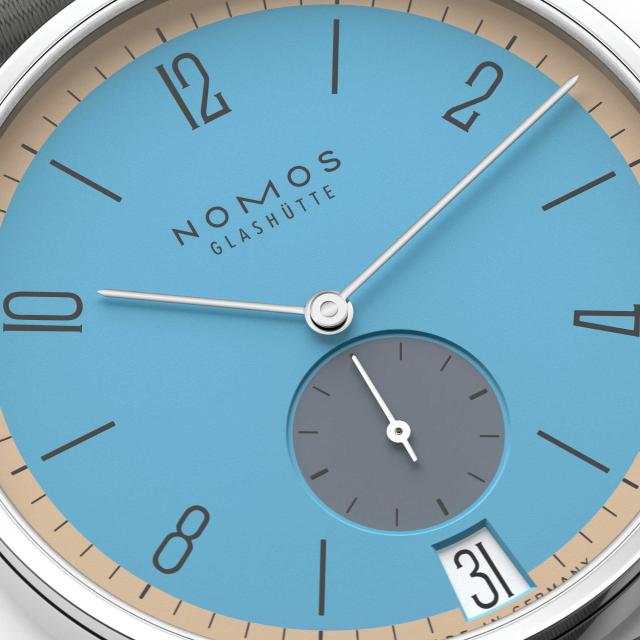 NOMOS Glashütte - Tangente 38 Datum Delfin 