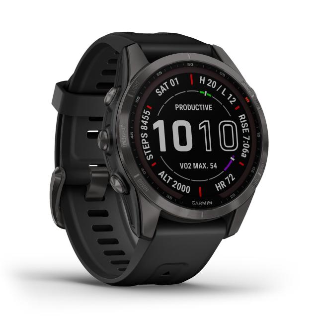Garmin - fēnix® 7S Sapphire Solar