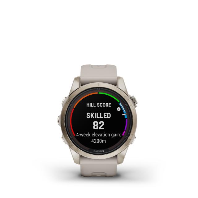 Garmin - fēnix® 7S Pro – Sapphire Solar Edition 42mm