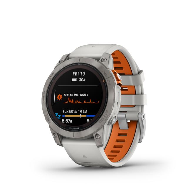 Garmin - fēnix® 7S Pro – Sapphire Solar Edition 47mm