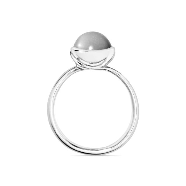 Tamara Comolli - BOUTON Ring small Grauer Mondstein