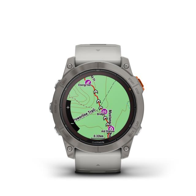 Garmin - fēnix® 7S Pro – Sapphire Solar Edition 51mm