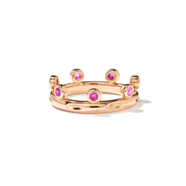 Tamara Comolli - GYPSY Ring Crown Brilliant Cut 'Blush' 