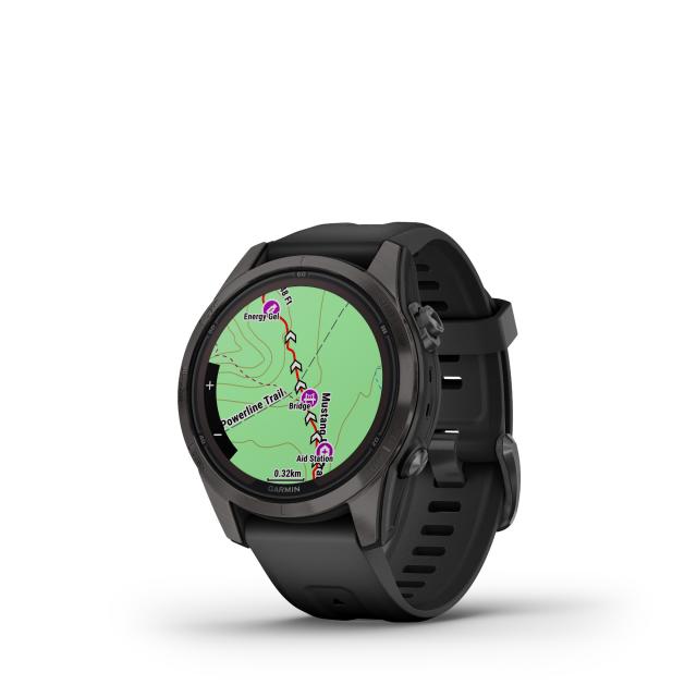 Garmin - fēnix® 7S Pro – Sapphire Solar Edition 42mm