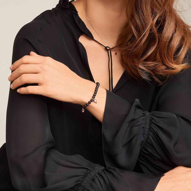 Tamara Comolli - INDIA Drop Armband small Ebenholz