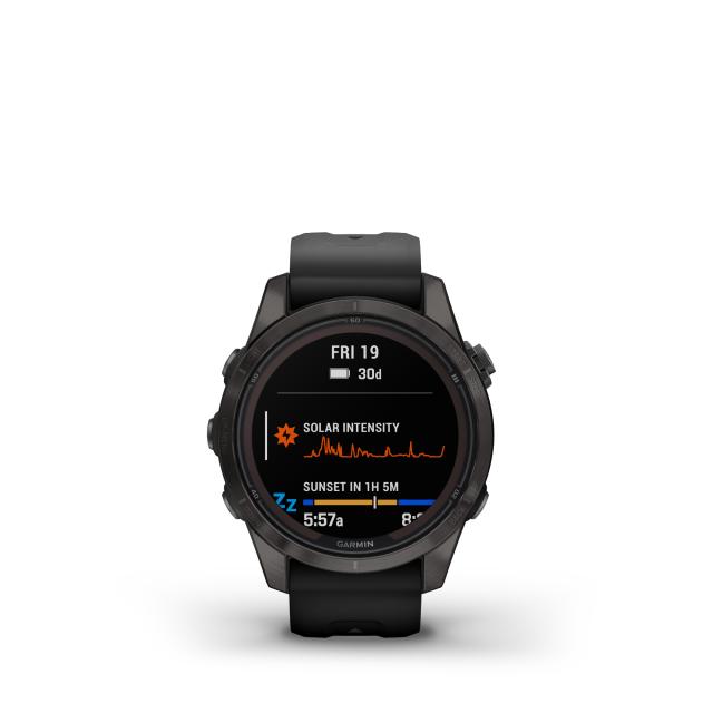 Garmin - fēnix® 7S Pro – Sapphire Solar Edition 42mm