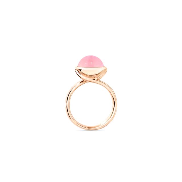 Tamara Comolli - BOUTON Ring large pinker Chalcedon