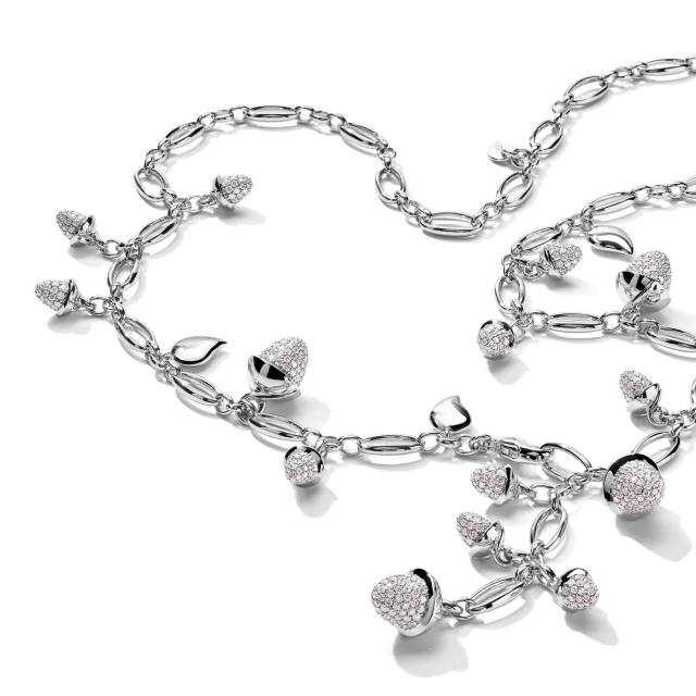 Tamara Comolli - Kurzes MIKADO Collier mit Diamant Pavé 