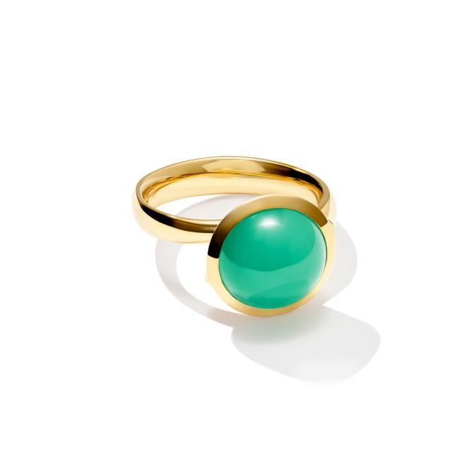 Tamara Comolli - BOUTON Ring large Chrysoprase