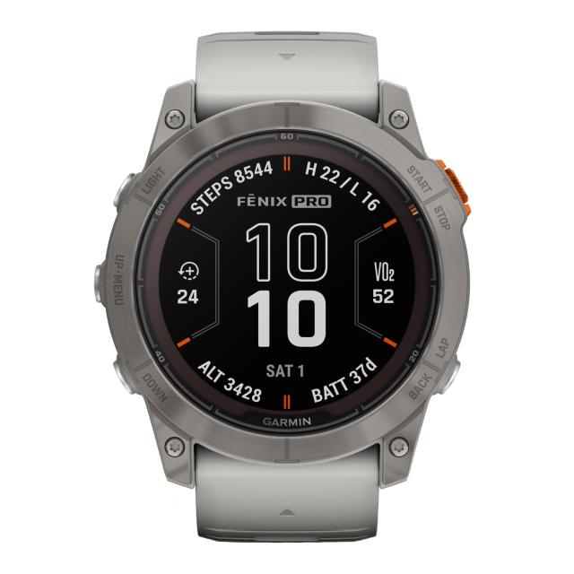 Garmin - fēnix® 7S Pro – Sapphire Solar Edition 51mm