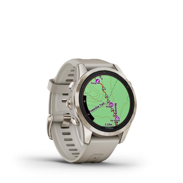 Garmin - fēnix® 7S Pro – Sapphire Solar Edition 42mm