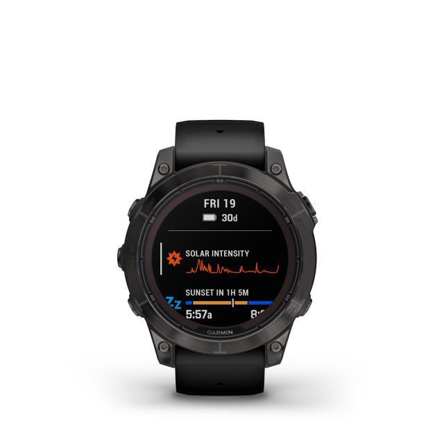 Garmin - fēnix® 7S Pro – Sapphire Solar Edition 47mm