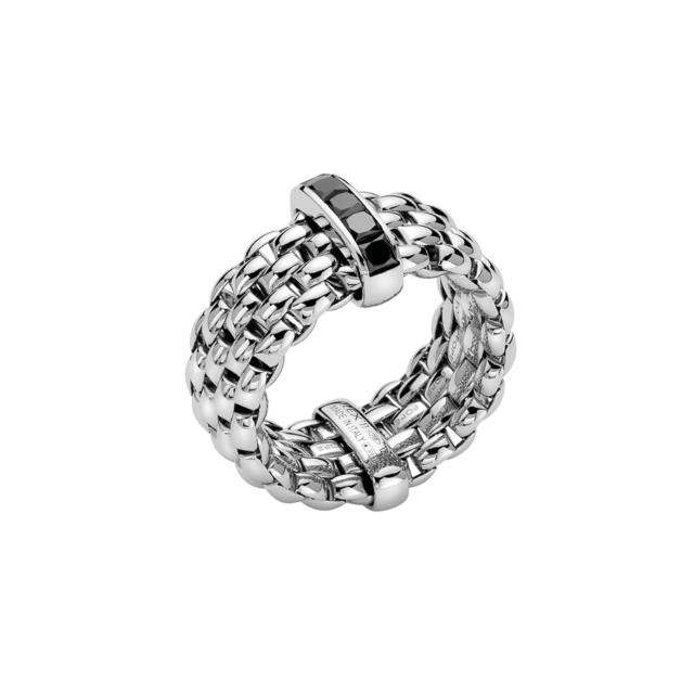 FOPE - Flex'it Panorama Ring mit schwarzen Diamanten