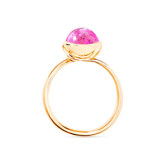 Tamara Comolli - BOUTON Ring small rosa Turmalin