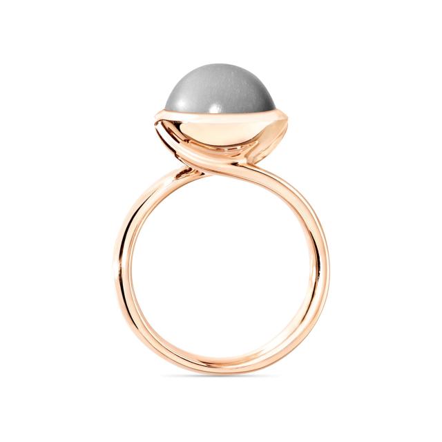 Tamara Comolli - BOUTON Ring large grauer Mondstein