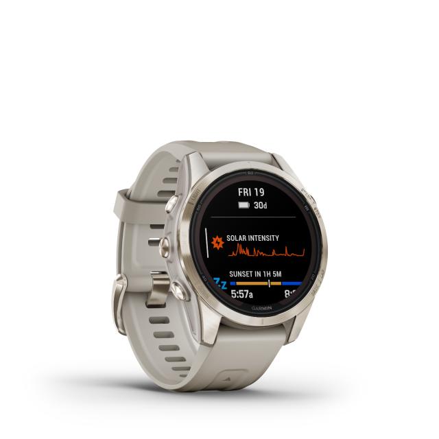 Garmin - fēnix® 7S Pro – Sapphire Solar Edition 42mm