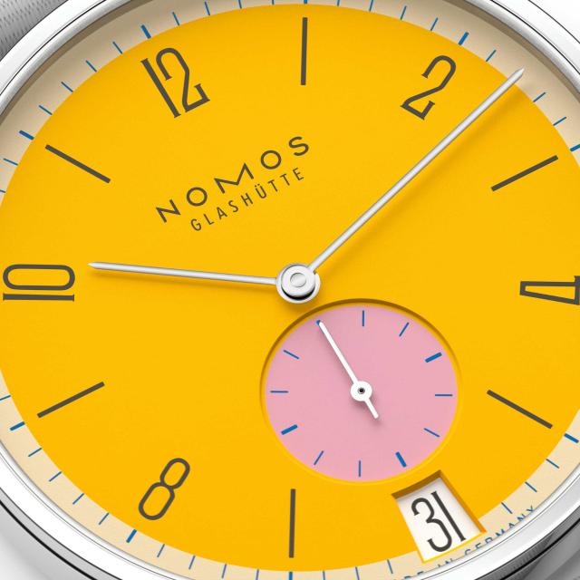 NOMOS Glashütte - Tangente 38 Datum Katzengold 