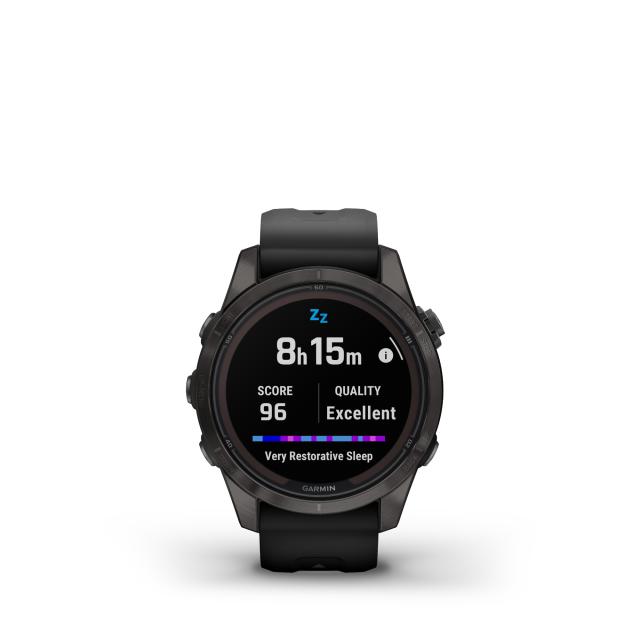 Garmin - fēnix® 7S Pro – Sapphire Solar Edition 42mm