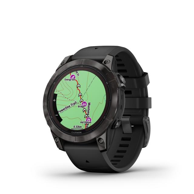 Garmin - fēnix® 7S Pro – Sapphire Solar Edition 47mm