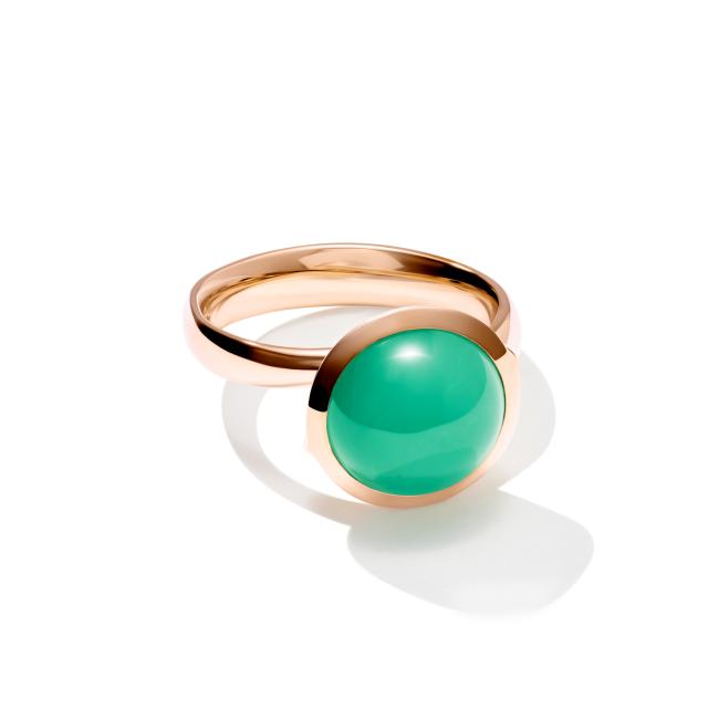 Tamara Comolli - BOUTON Ring large Chrysoprase