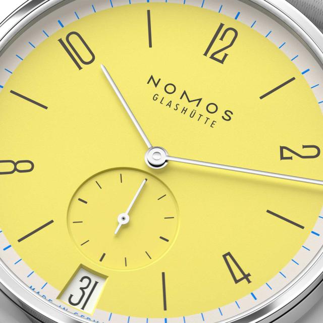 NOMOS Glashütte - Tangente 38 Datum Kanari 