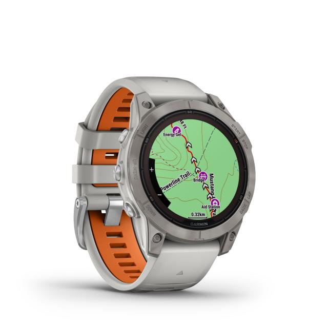 Garmin - fēnix® 7S Pro – Sapphire Solar Edition 47mm