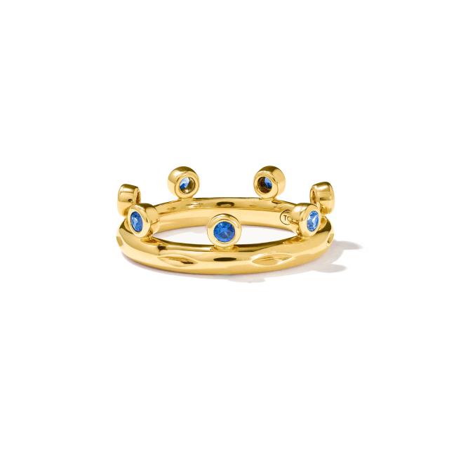 Tamara Comolli - GYPSY Ring Crown Brilliant Cut 'Ocean' 