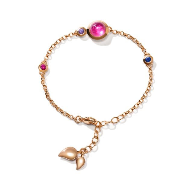 Tamara Comolli - BOUTON Armband Mini Chain 'Wildberry' small/medium