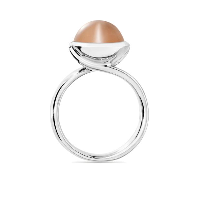 Tamara Comolli - BOUTON Ring large Brauner Mondstein