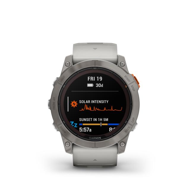 Garmin - fēnix® 7S Pro – Sapphire Solar Edition 51mm