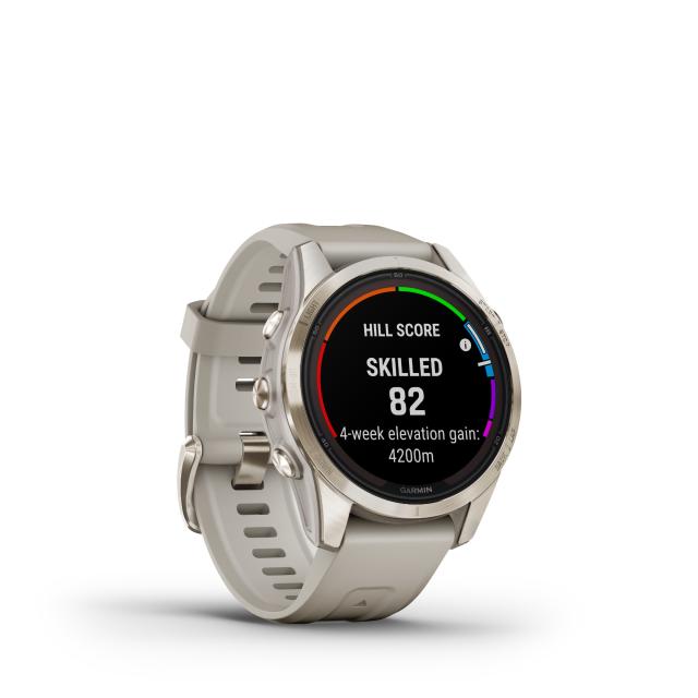 Garmin - fēnix® 7S Pro – Sapphire Solar Edition 42mm