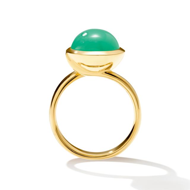 Tamara Comolli - BOUTON Ring large Chrysoprase