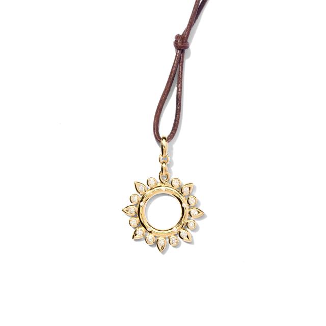 Tamara Comolli - GYPSY Anhänger Classic Sun mit Diamanten